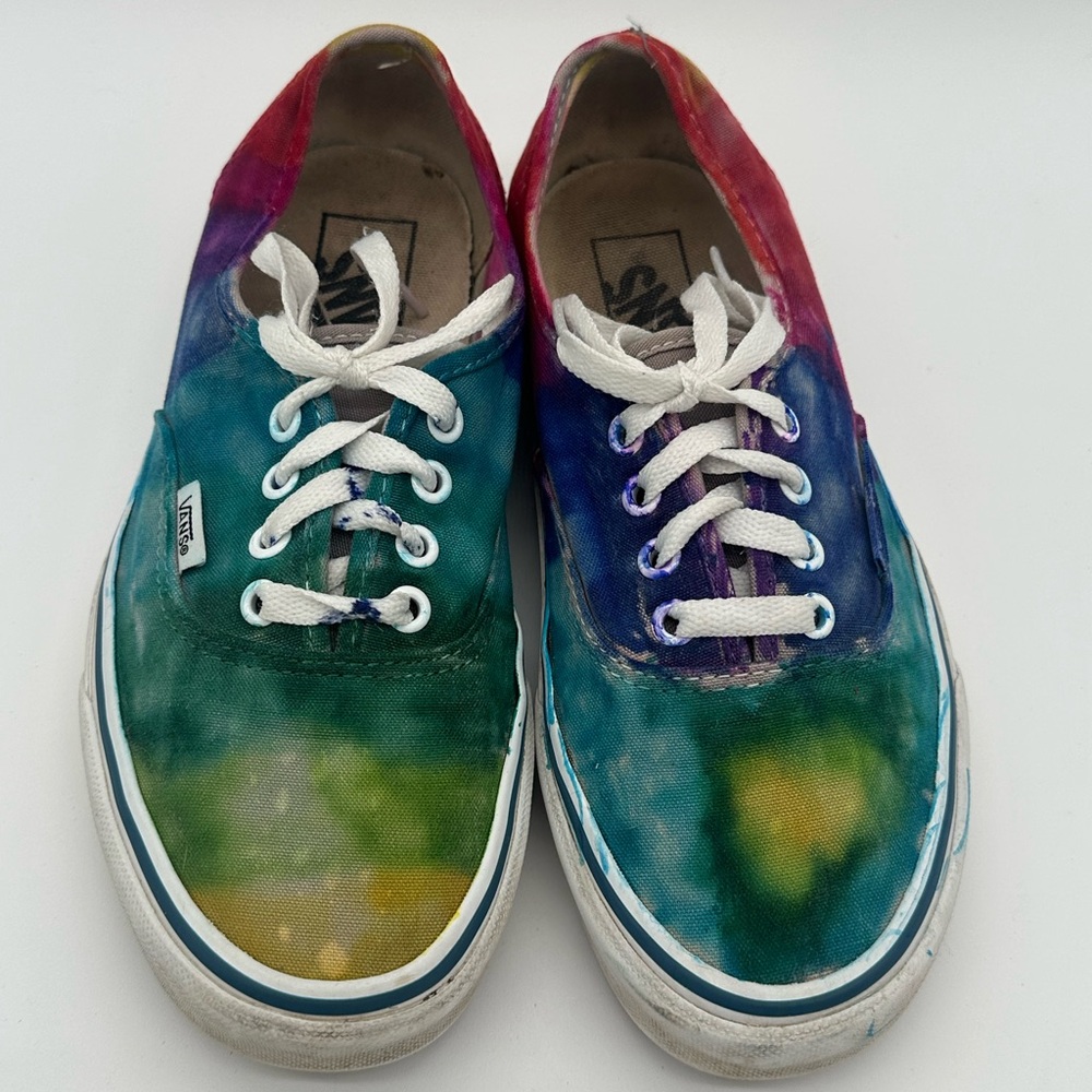 Vans Multicolor Tie-Dye Canvas Shoes women’s size 7.5